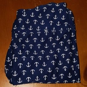 NWOT Lularoe anchor print leggings size OS